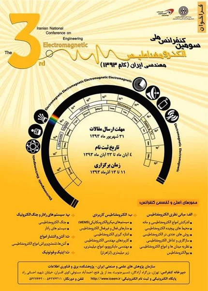سومین کنفرانس الکترومغناطیس مهندسی (کام) ایران