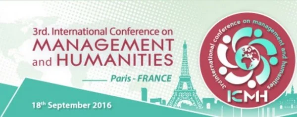 سومین کنفرانس بین المللی مدیریت و علوم انسانی، پاریس