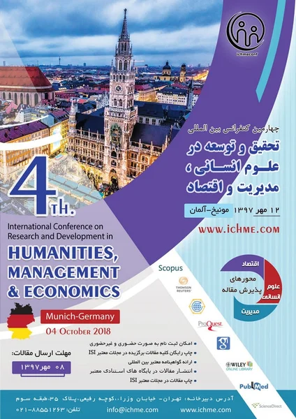 چهارمین کنفرانس بین المللی تحقیق و توسعه در علوم انسانی، مدیریت و اقتصاد
